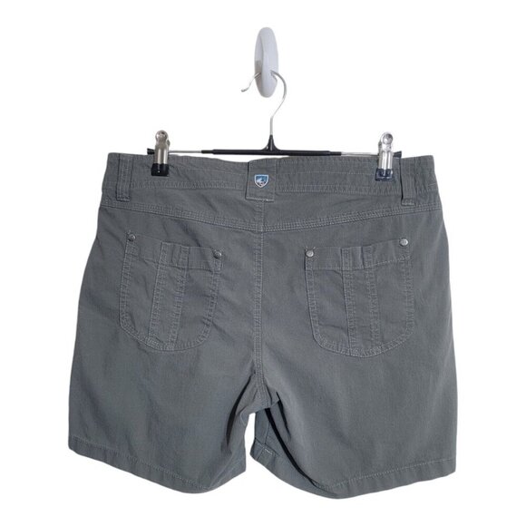 Kuhl Shorts Women 8 Gray Splash Gorpcore Camping Fishig Outdoors Hiking 6078 - Picture 2 of 11
